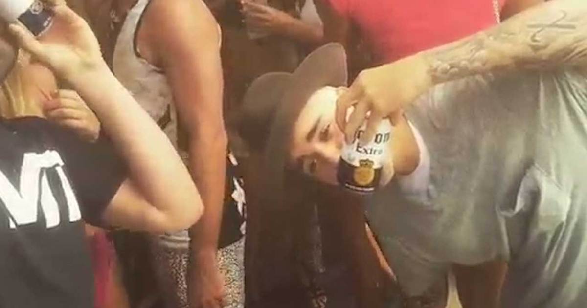 Justin Bieber -- My College Experience ... Shotgunning Beer (VIDEO)