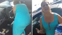 Woman Gets Caught Stealing out of Man's Car