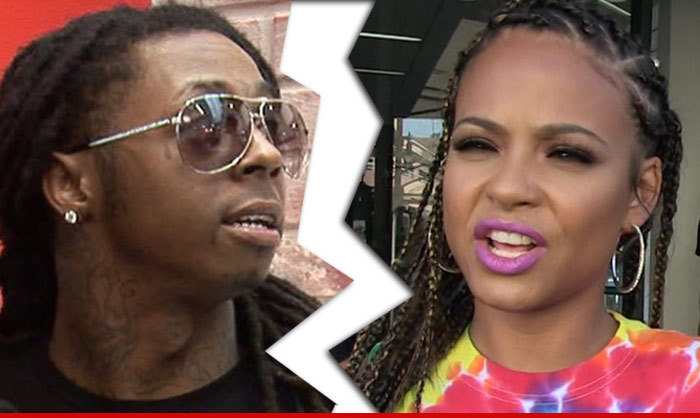 Lil Wayne and Christina Milian -- We Ain't Got No Worries ... We Broke Up