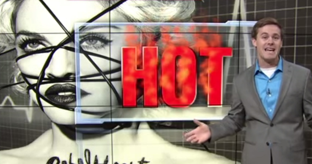 Madonna Forecast -- Weatherman Tears Up Broadcast With Madonna References (VIDEO)