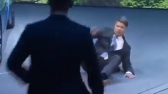 BMW CEO Collapses During Auto Show Presentation (VIDEO)