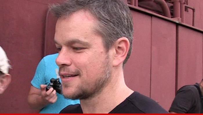 Matt Damon -- I'm All About Hollywood Diversity ... My Show Took Me Out of Context