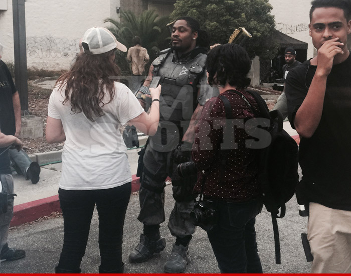 Marshawn Lynch -- Always Bet on Black Ops ... Top Secret Video Game Shoot (PHOTOS)