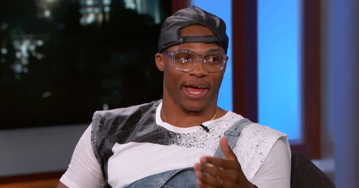 Russell Westbrook -- Knee Deep in Peanut Butter & Jelly? You Damn Skippy!!