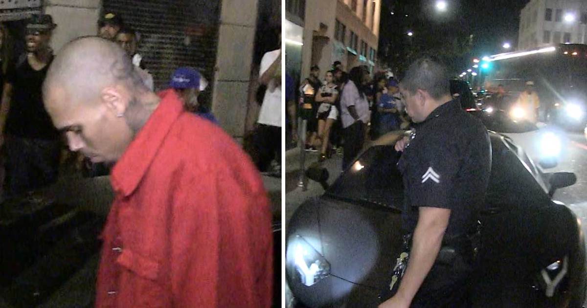 Chris Brown -- In Trouble with Law for NOT Seeing Red (VIDEO)
