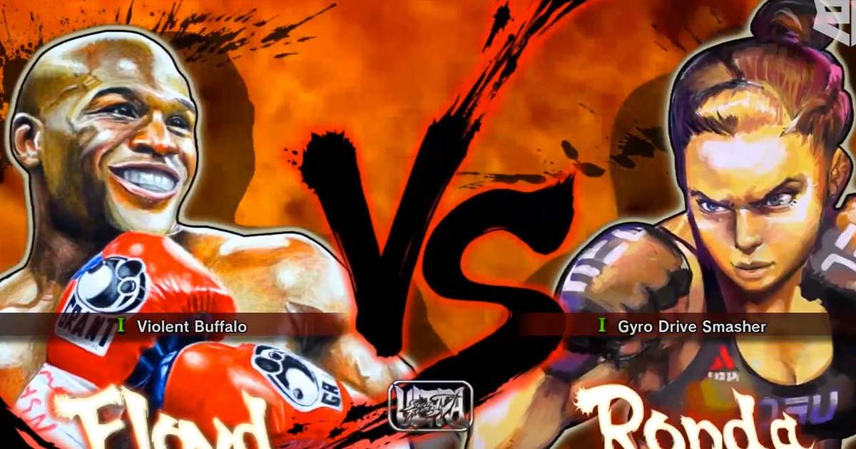Street Fighter--Rhonda Rousey vs Floyd Mayweather...Who Wins?