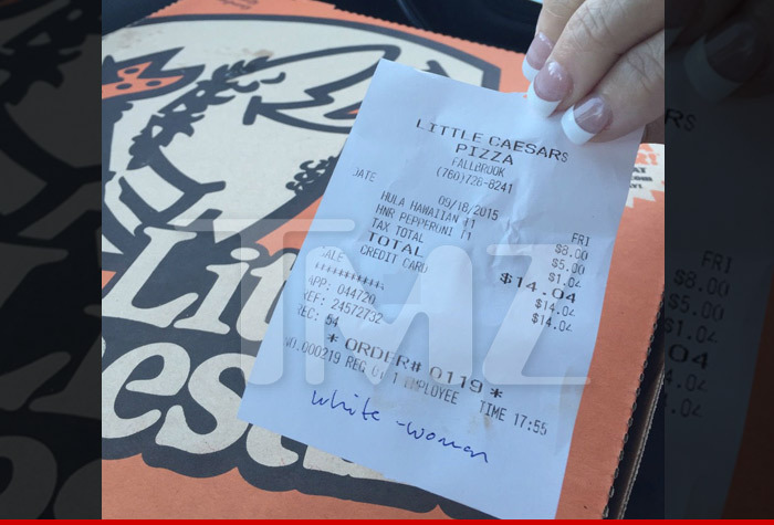 Little Caesars -- Singles Out White Women