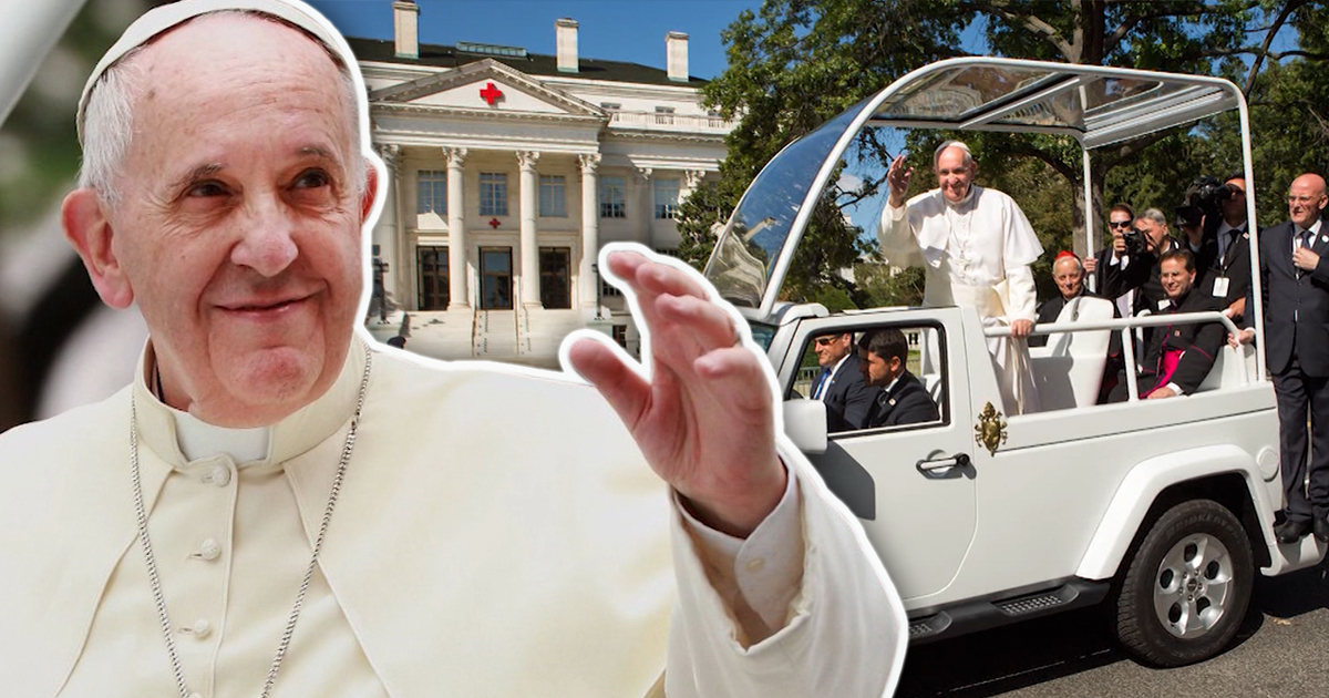 Pope Francis -- Cool Pope Cruisin' with His Peeps! (TMZ TV)