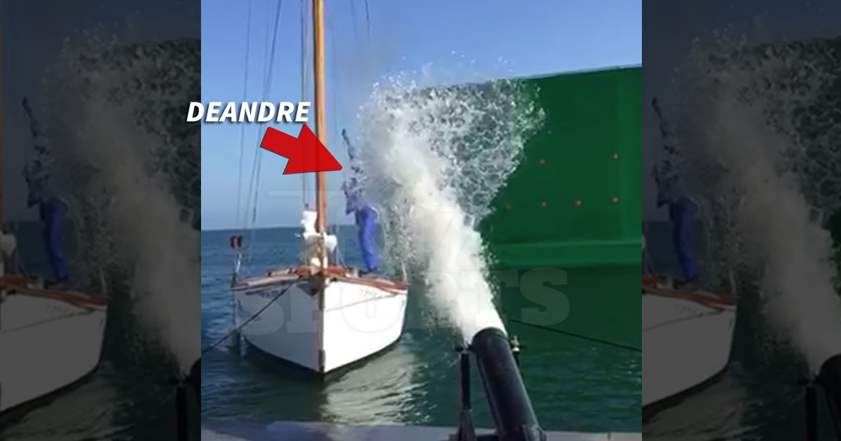 DeAndre Jordan -- Blasted with Water Cannon ... With Billy Crystal?!