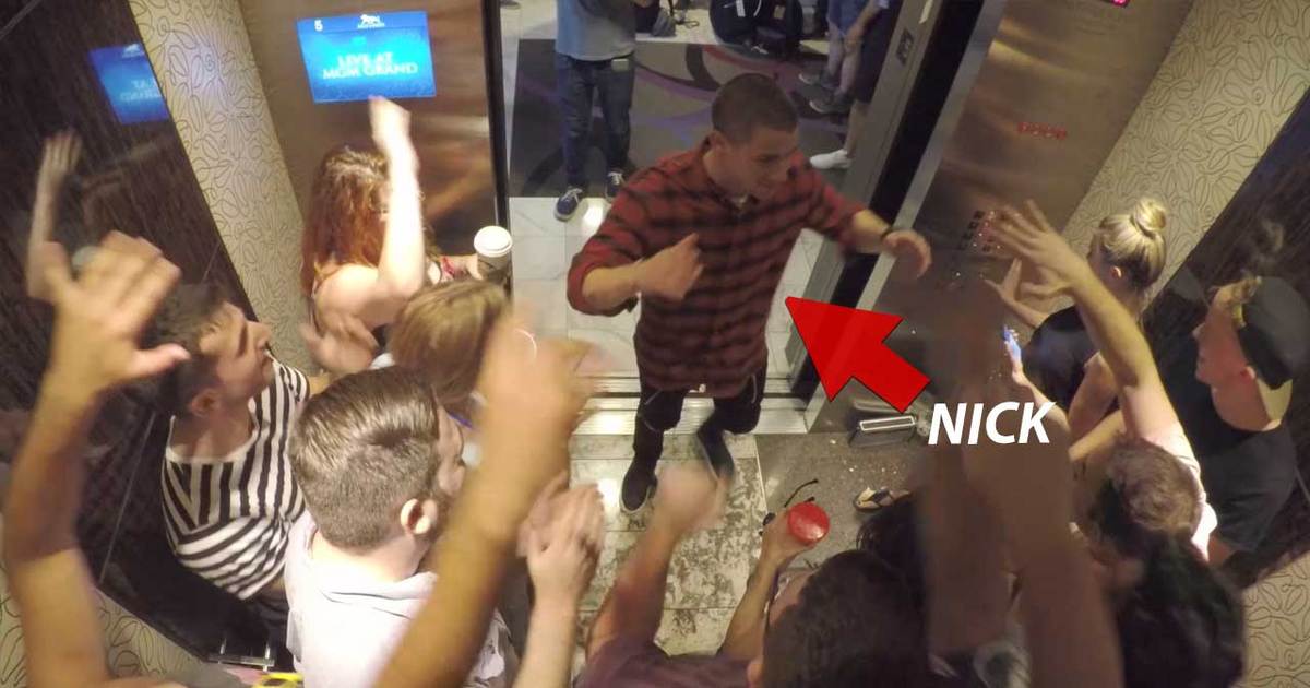 Nick Jonas -- Raging with a Bachelorette!! In a Vegas Elevator, Baby