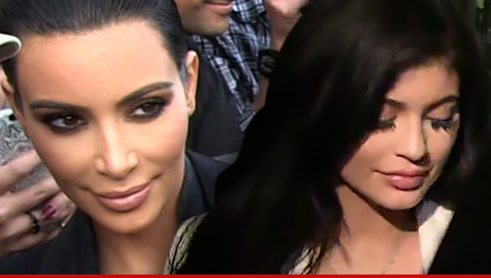 Kim K vs. Kylie J -- Hold Up Kylie ... Kim's Still The Queen