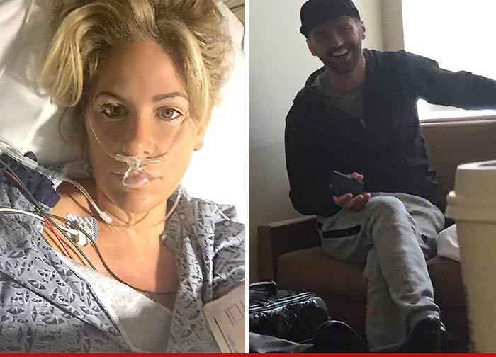 Kim Zolciak -- Practices 'DWTS' Dance Moves In Hospital Room