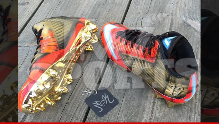 Bengals Mohamed Sanu -- I Am Iron Man ... Marvel-ous Custom Cleats (PHOTO)