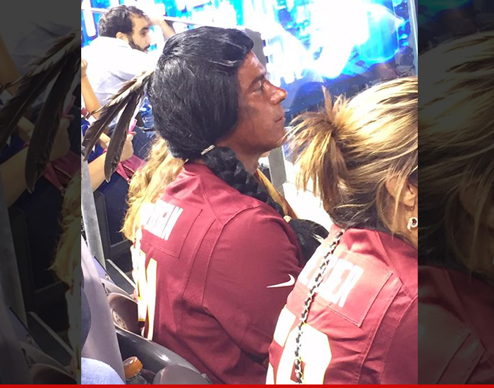 Washington Redskins -- Fan Goes Full Red-Skinned (PHOTO)