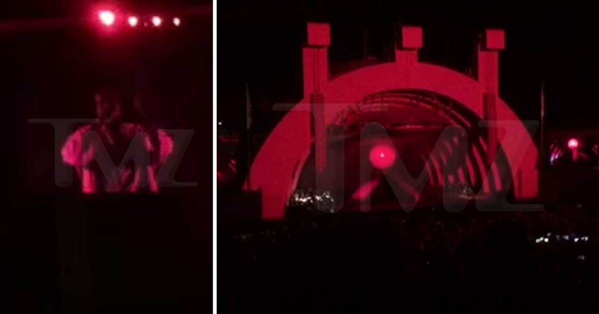 Kanye West -- Rough Ride at Hollywood Bowl (VIDEO)