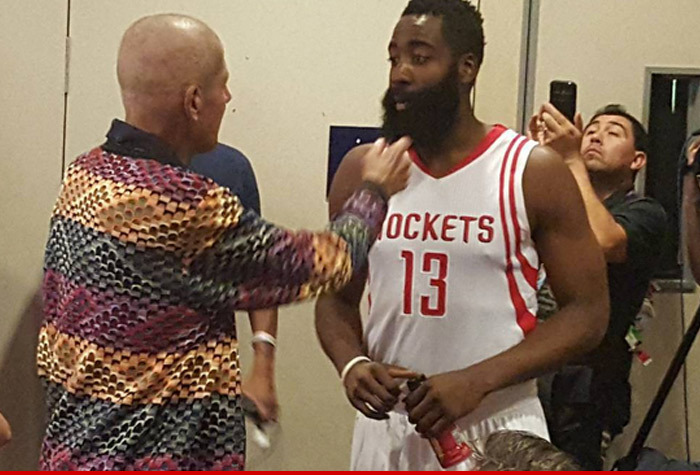 James Harden & Craig Sager -- Emotional Reunion ... At Rockets Media Day