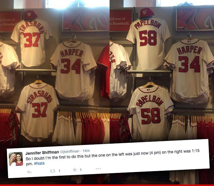 Jonathan Papelbon -- Jerseys Pulled from Stadium Shop ... After Bryce Harper Attack