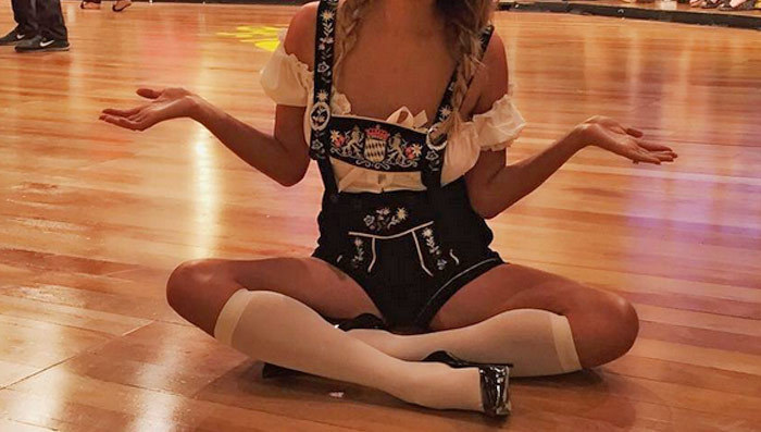 Guess the Bavarian Babe -- See Whose Lustful Lederhosen