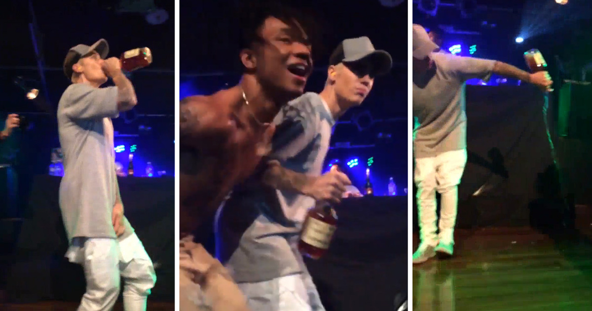 Justin Bieber -- Straight Booze, No Chaser ... with Rae Sremmurd  (VIDEO)