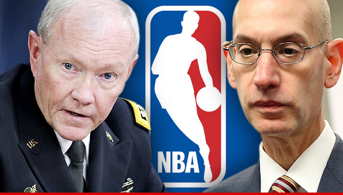NBA Commish Adam Silver -- Breaks Out The Big Guns ... Hires 4-Star U.S. General