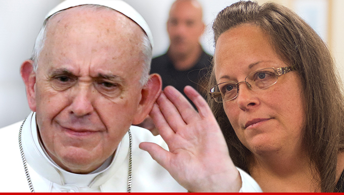 Pope Francis -- I Don't Support Kim Davis