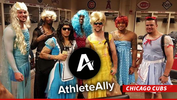 MLB Rookie Hazing -- Cross-Dressing Sends Dangerous Message ... Says LGBT Org.