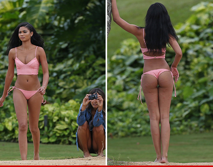 Chanel Iman -- Something's Bugging Me! Backside Bitten Severely (PHOTOS)