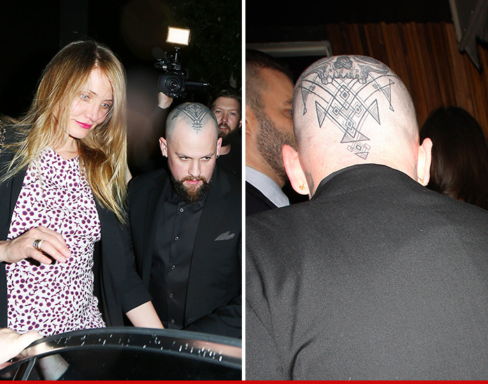 Cameron Diaz & Benji Madden -- My Husband's Skull Is ... A Work of Art (PHOTO)