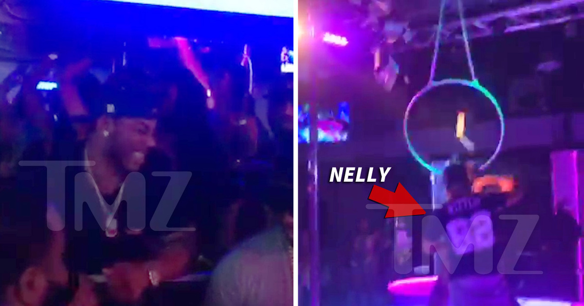 Nelly Makes it Rain in Dallas Strip Club ... Shake Ya Tailfeather! (VIDEO)