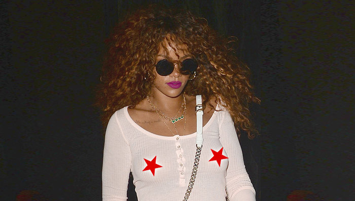 Rihanna's Sheer Style -- Celebrate No Bra Day With Her Hottest Photos!