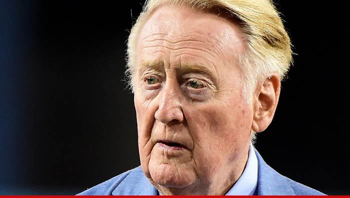 Vin Scully -- Out for the Playoffs ... After Medical Procedure