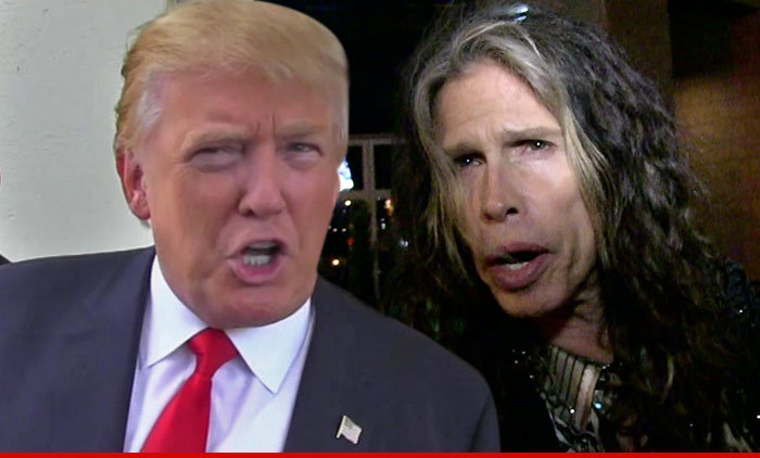 Donald Trump's Pal Steven Tyler Threatens Lawsuit Over 'Dream On'