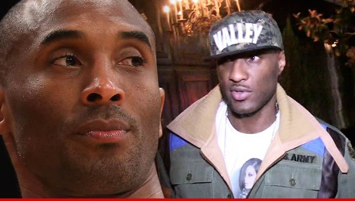 Kobe Bryant Rushes to Lamar Odom's Bedside ... Prays with Kardashians