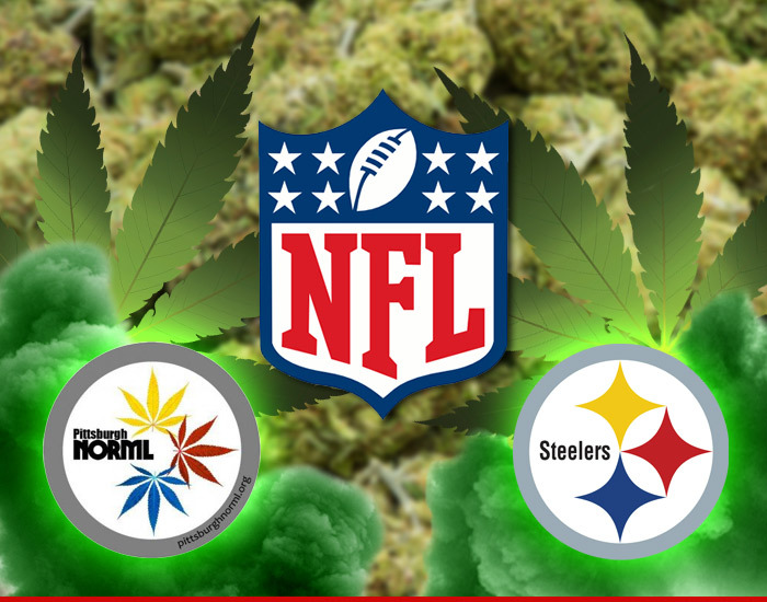 NFL Targets Weed Group -- You Marijuanafied Our Steelers Logo