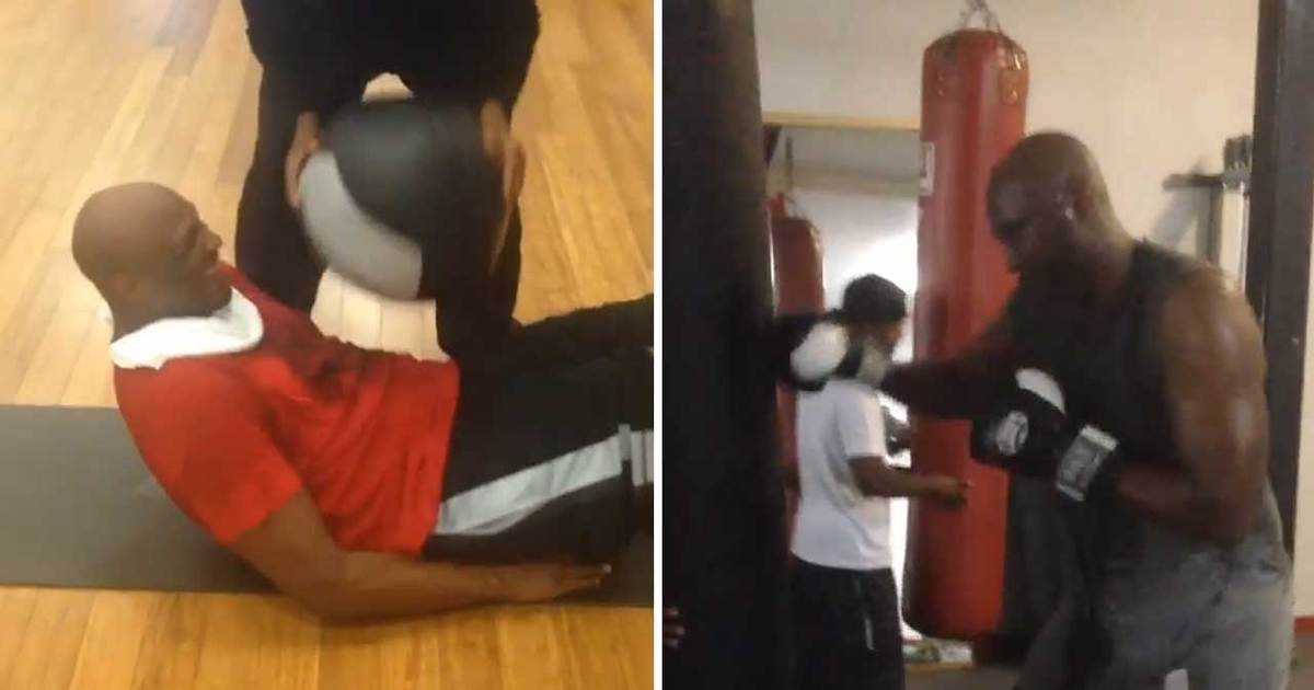 Lamar Odom -- Footage of NBA Training ... Before Brothel Emergency