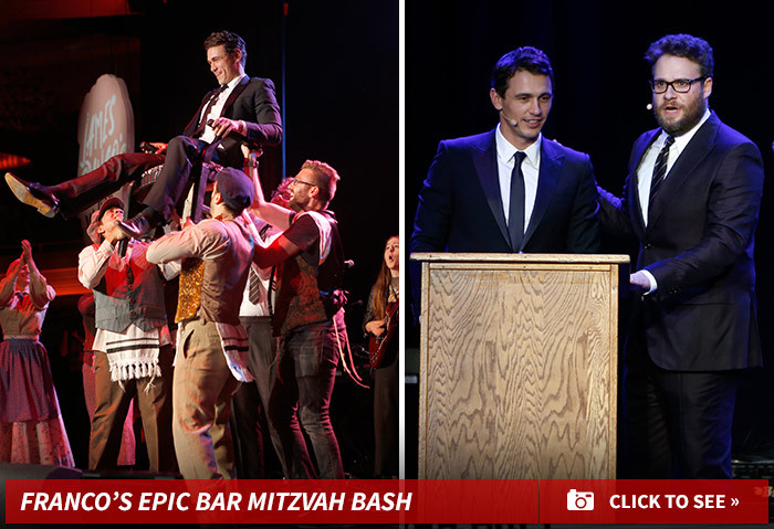 James Franco's Belated Bar Mitzvah ... Mazel Bro!!!