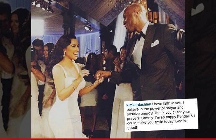 Lamar Odom on the Mend -- Kim Praises God and Power of Faith