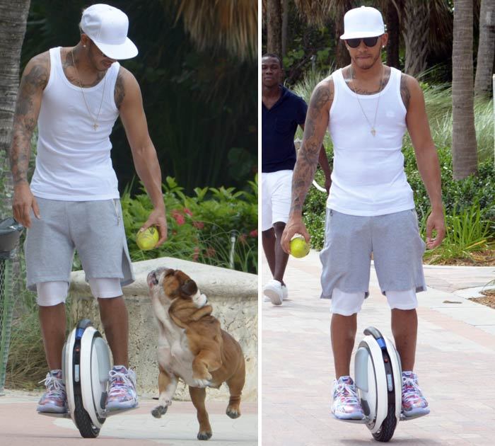 Lewis Hamilton -- I Got a New Set Of Wheel!!!
