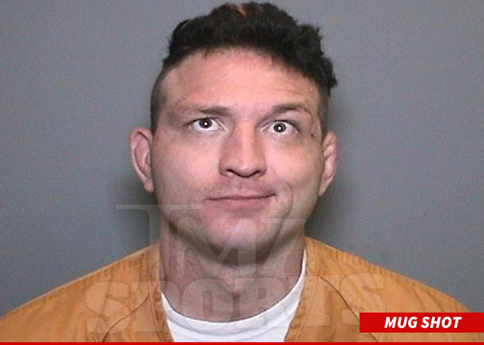 Mayhem Miller -- Crazy Eyed Mugshot ... After Cop Brawl Arrest