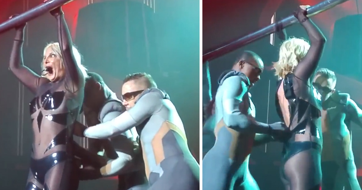 Britney Spears -- Help, I'm About to Flash Everyone!   (VIDEO)