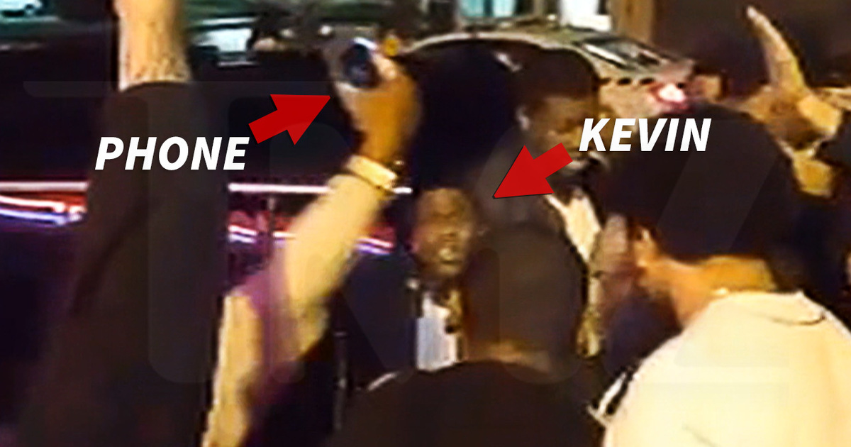 Kevin Hart and Crew in Strip Club Melee ... Phone breaks, Waitress Stiffed (VIDEO)