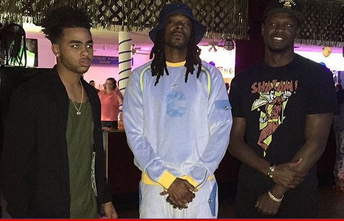 Lakers Prodigies -- Rollin' with Snoop ... At Skate Rink Birthday