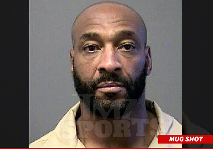 Irving Fryar's Stone Faced Mug Shot ... After Mortgage Conviction
