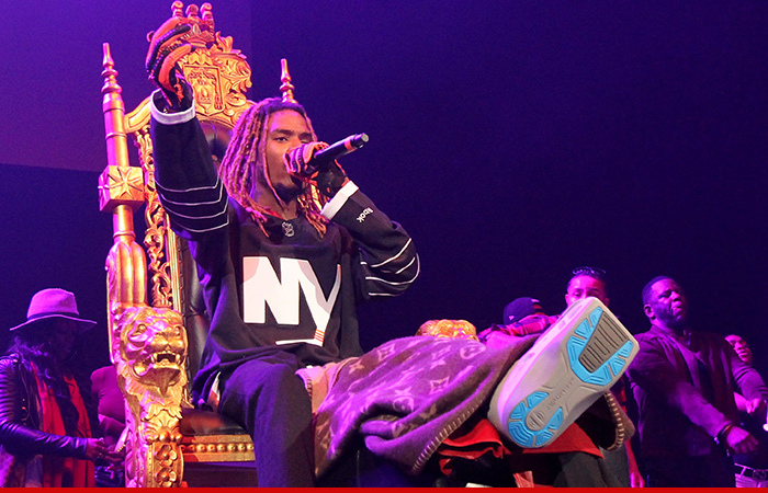 Fetty Wap -- Back Onstage ... Broken But Still the King (PHOTOS & VIDEO)
