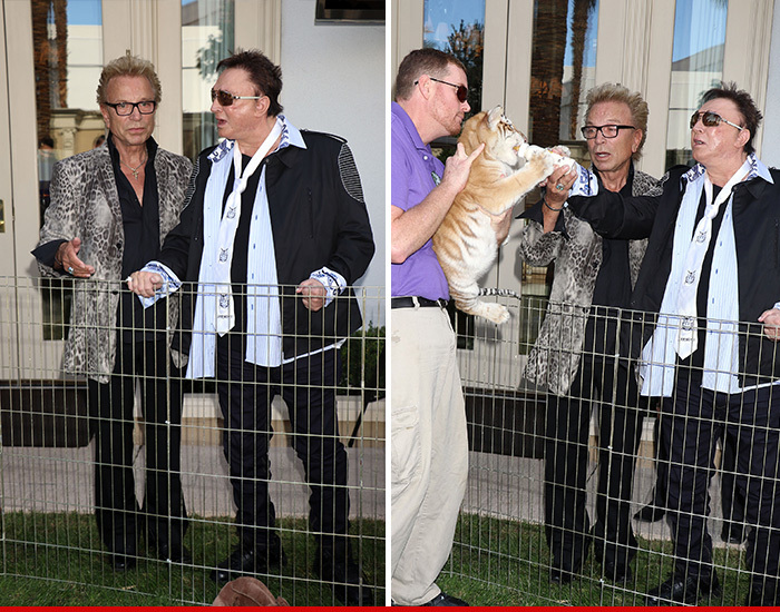 Siegfried and Roy -- Here, Kitty Kitty ... (PHOTO)