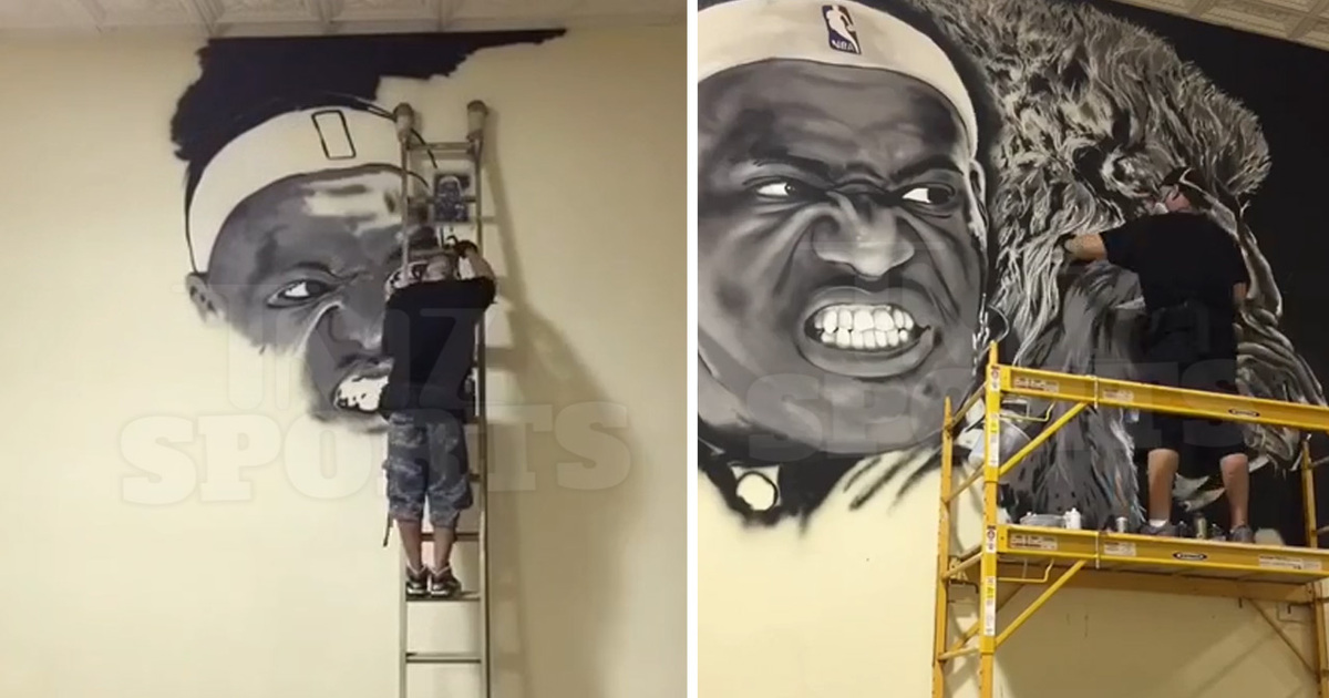 Rick Ross -- Still Down With The King ... LeBronizes Home Bball Court (VIDEO)