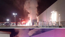 Whoopi Goldberg -- Tour Bus Bursts Into Flames ... Auditorium Evacuated