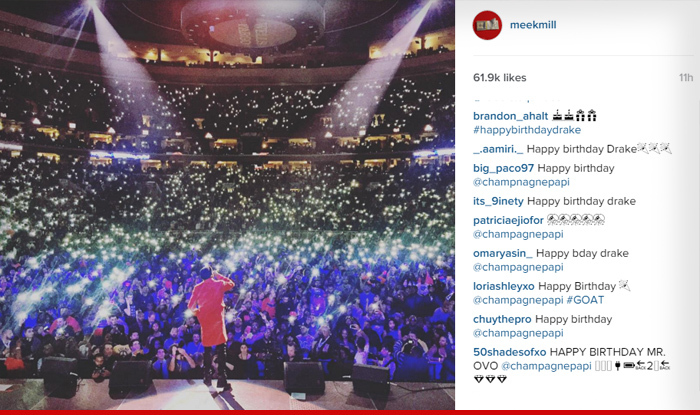 Drake -- Hey, Meek Mill! It's My Birthday ... Don't Forget!!
