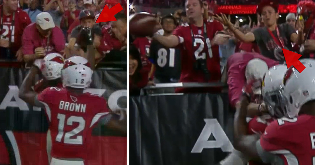 AZ Cardinals To Ball-Jacked Kid -- We Got Someone For You To Meet ... CHRIS JOHNSON!!!