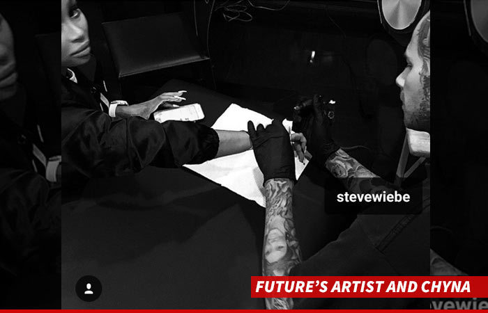 Blac Chyna -- Sharpie Talk All For Show ... Future Ink Is Permanent (PHOTO)
